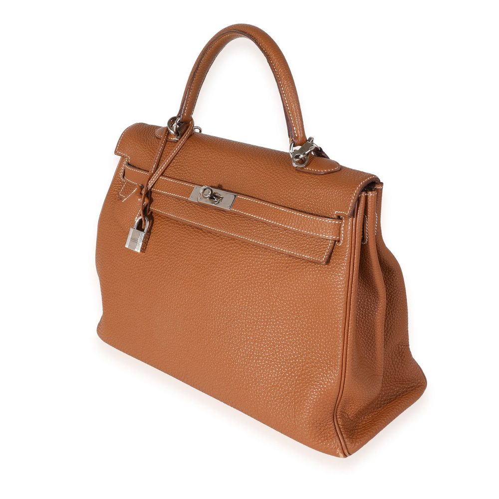 Hermès Gold Togo Retourne Kelly 35 PHW - Picture 2 of 8